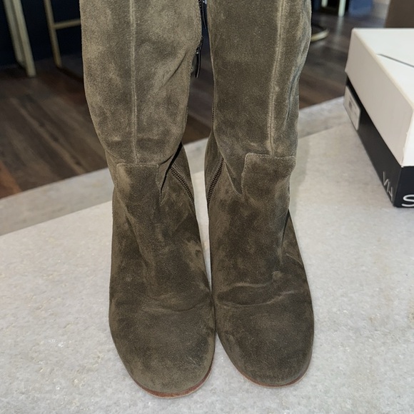 Gorgeous Via Spiga V-Babe Knee High Boots in Military Suede - Sz 7M - Picture 5 of 8